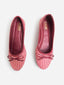 The Kick Exchange Checked Bow Ballerina Flats for Women