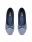 The Kick Exchange Checked Bow Ballerina Flats for Women