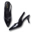 The Kick Exchange Glossy Pointed Toe Slingback Heels for Women