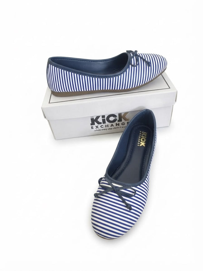 The Kick Exchange Checked Bow Ballerina Flats for Women Hover Image