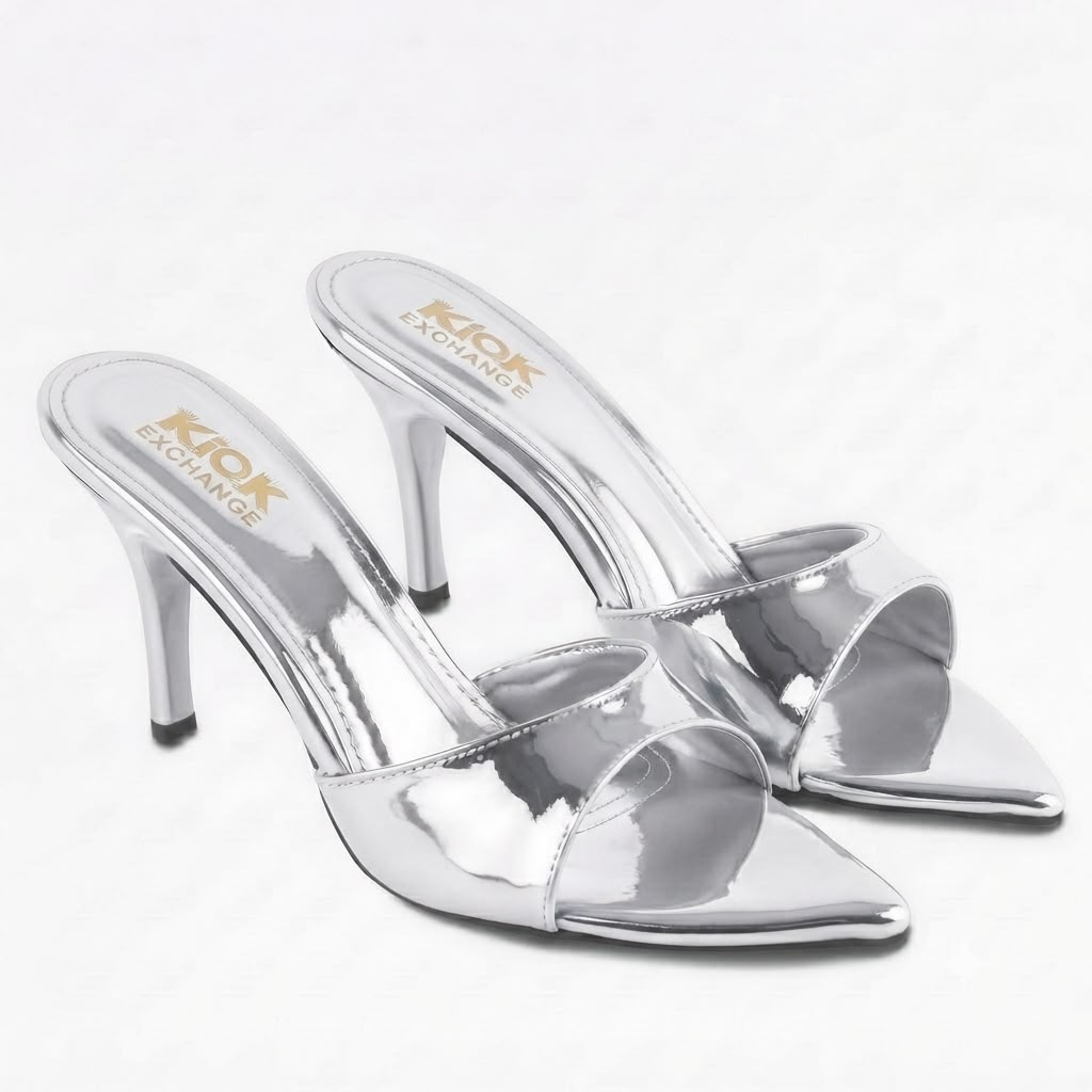 The Kick Exchange Glossy Pointed Toe Stiletto High Heels for Women