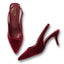 The Kick Exchange Glossy Pointed Toe Slingback Heels for Women