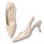 The Kick Exchange Glossy Pointed Toe Slingback Heels for Women